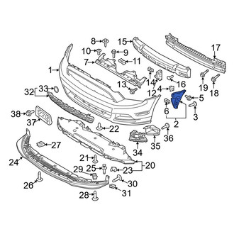 Ford OE - Front Left Bumper Guide