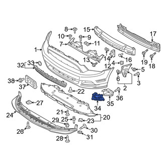 Ford OE - Front Left Fog Light Trim