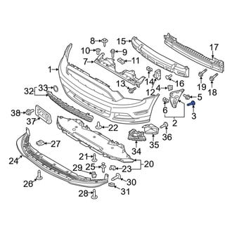 Ford OE - Hood Release Cable Screw