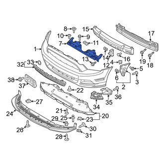 Ford OE - Front Radiator Support Access Cover