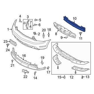Ford OE - Front Bumper Impact Bar