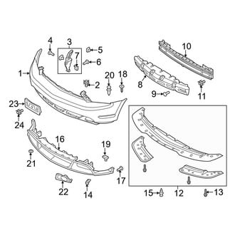 Ford OE - Front Bumper & Grille - Bumper & Components (Boss 302)