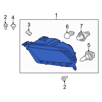 Ford OE - Front Right Headlight Assembly