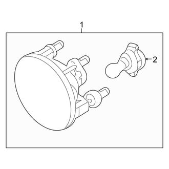 Ford OE - Front Lamps - Fog Lamps (Shelby GT500)