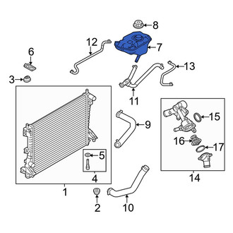 Ford OE - Engine Coolant Reservoir