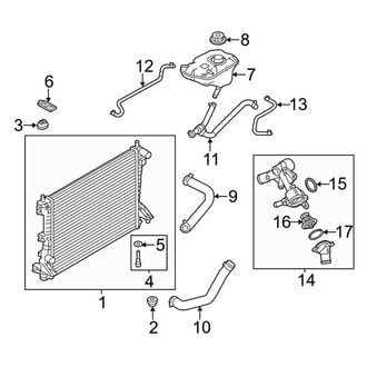 Ford OE - Cooling - Radiator & Components
