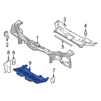 Ford OE - Front Radiator Support Splash Shield