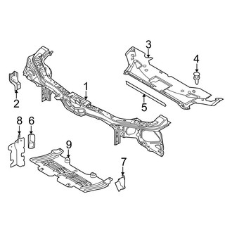 Ford OE - Radiator Support (Shelby GT500)