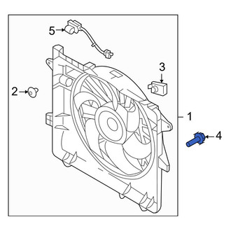 Ford OE - Engine Cooling Fan Shroud Bolt