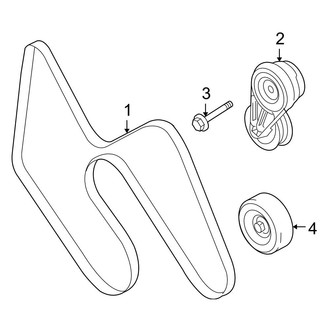Ford OE - Cooling - Belts & Pulleys (Base 4.0L)