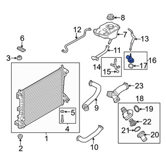 Ford OE - Engine Coolant Outlet Flange