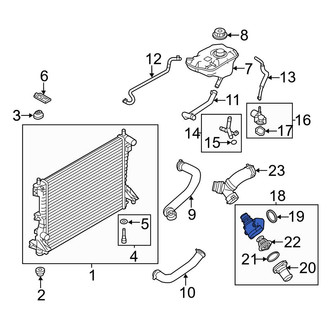 Ford OE - Engine Coolant Thermostat Kit