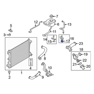 Ford OE - Engine Coolant Outlet Gasket