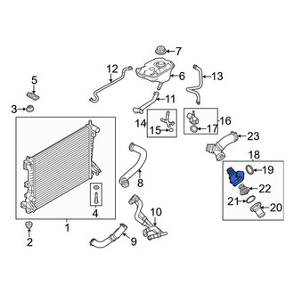 Ford OE - Engine Coolant Thermostat Kit