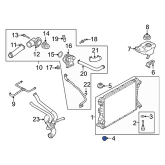 Ford OE - Lower Radiator Insulator