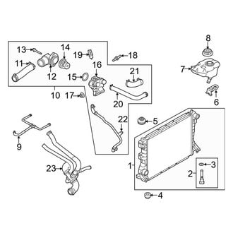 Ford OE - Cooling - Radiator & Components