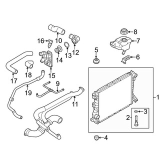 Ford OE - Cooling - Radiator & Components