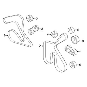 Ford OE - Cooling - Belts & Pulleys (Shelby GT500)