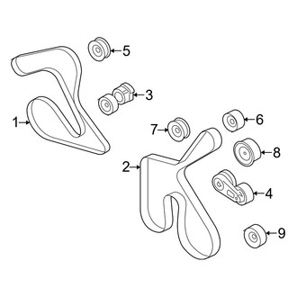 Ford OE - Cooling - Belts & Pulleys (Shelby GT500)