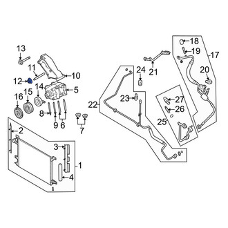 Ford OE - Alternator Nut