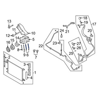 Ford OE - A/C Compressor Stud