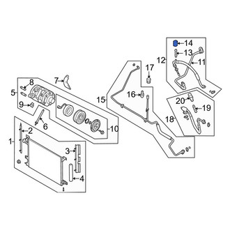 Ford OE - A/C Service Valve Cap