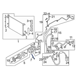 Ford OE - A/C Compressor Stud