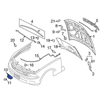 Ford OE - Front Hood Latch