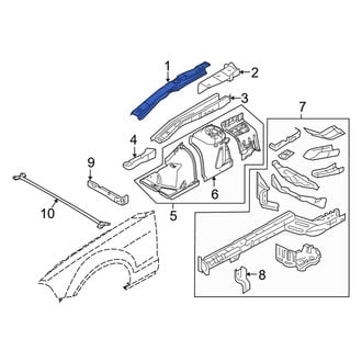 Ford OE - Front Left Fender Rail