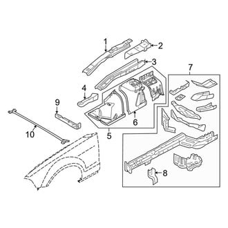Ford OE - Fender - Structural Components & Rails