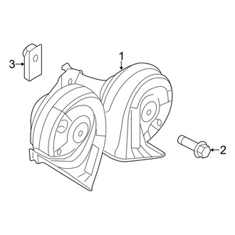 Ford OE - Electrical - Horn (From 8/15/11)