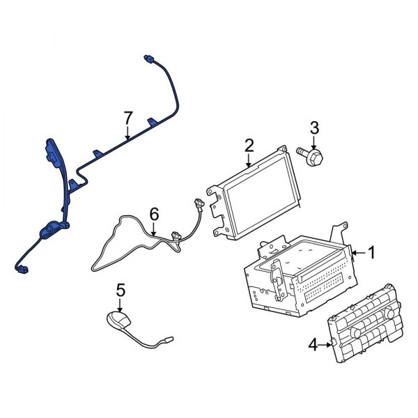 GPS Navigation System Antenna Cable