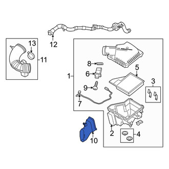 Ford OE - Front Engine Air Intake Hose