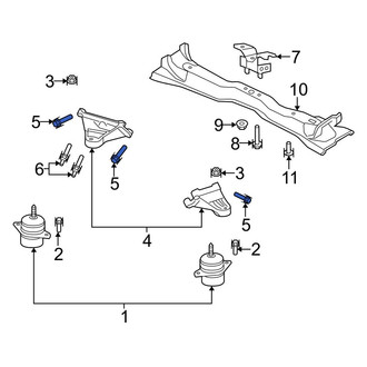 Ford OE - Engine Mount Bolt