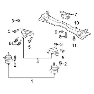 Ford OE - Engine & Transmission Mounting (4.6L)