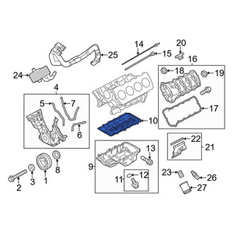 Ford OE - Engine Oil Pan Gasket