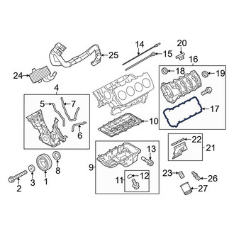 Ford OE - Left Engine Valve Cover Gasket