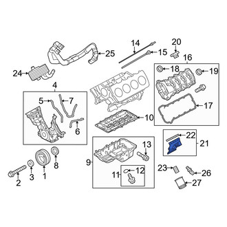 Ford OE - Engine Oil Filter Adapter