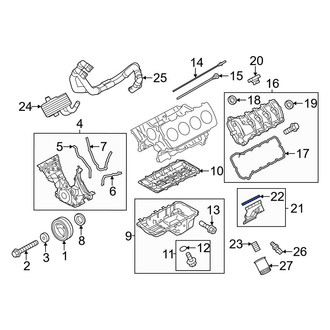 Ford OE - Engine Oil Filter Adapter Gasket