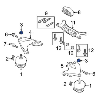 Ford OE - Engine Mount Nut