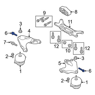 Ford OE - Engine Mount Bolt