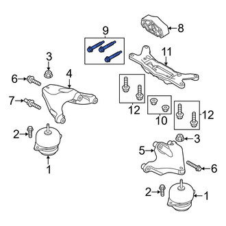 Ford OE - Manual Transmission Mount Bolt