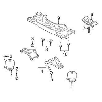 Ford OE - Engine & Transmission Mounting (5.4L)