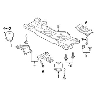 Ford OE - Engine & Transmission Mounting (5.8L)
