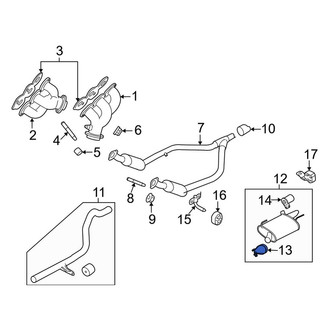 Ford OE - Exhaust Clamp