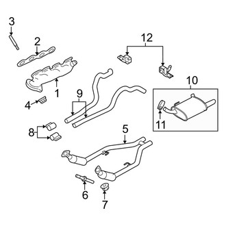 Ford OE - Exhaust System - Exhaust Components