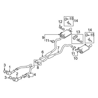 Ford OE - Exhaust System - Exhaust Components