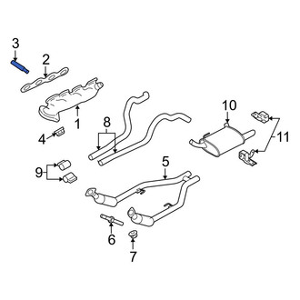 Ford OE - Exhaust Manifold Stud