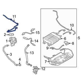 Ford OE - Evaporative Emissions System Lines