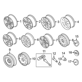Ford OE - Wheels - Covers & Trim (17" & 18")